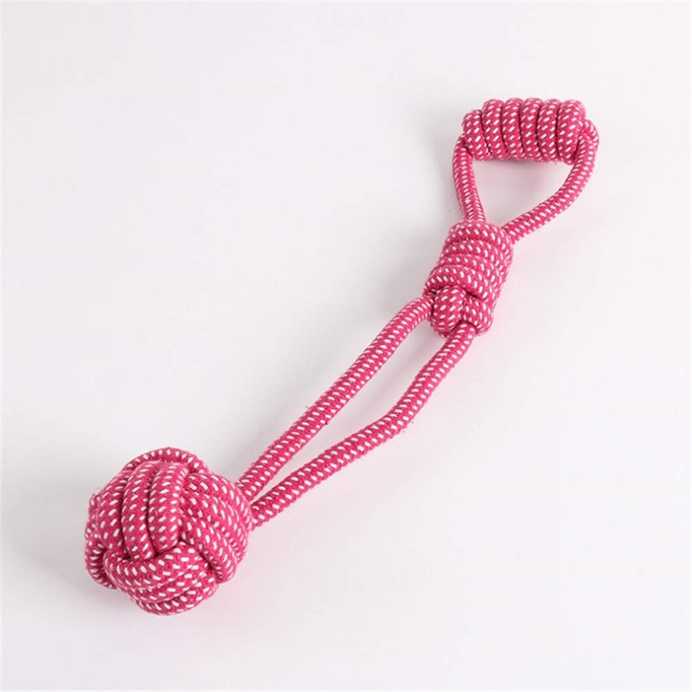 Pink Bite Resistant Rope Dog Toy