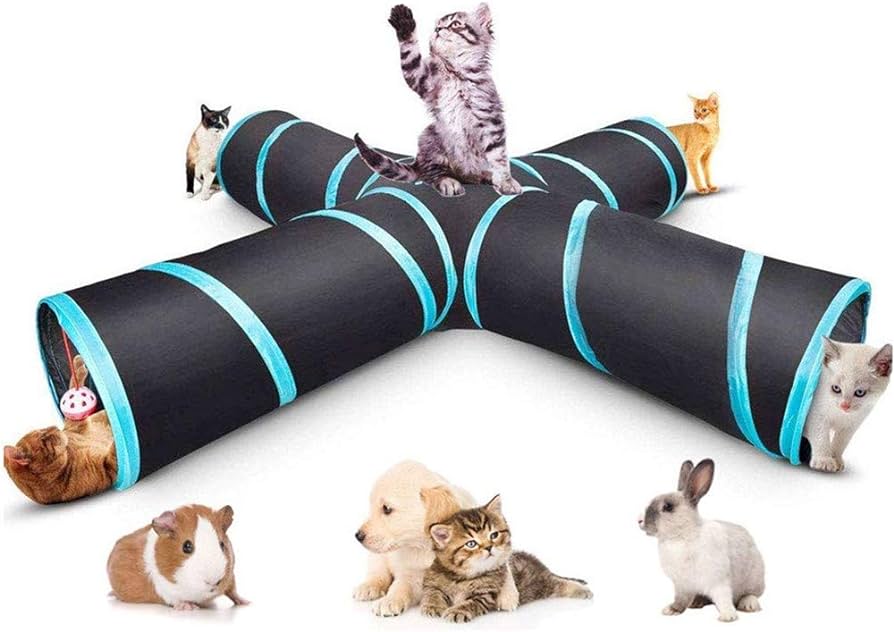 Foldable Cat Tunnel Toy