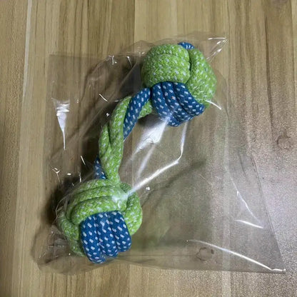 Dumbbell Rope Dog Toy Bite Resistant