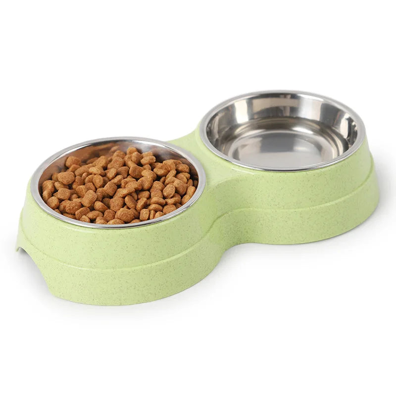 Double Pet Bowls