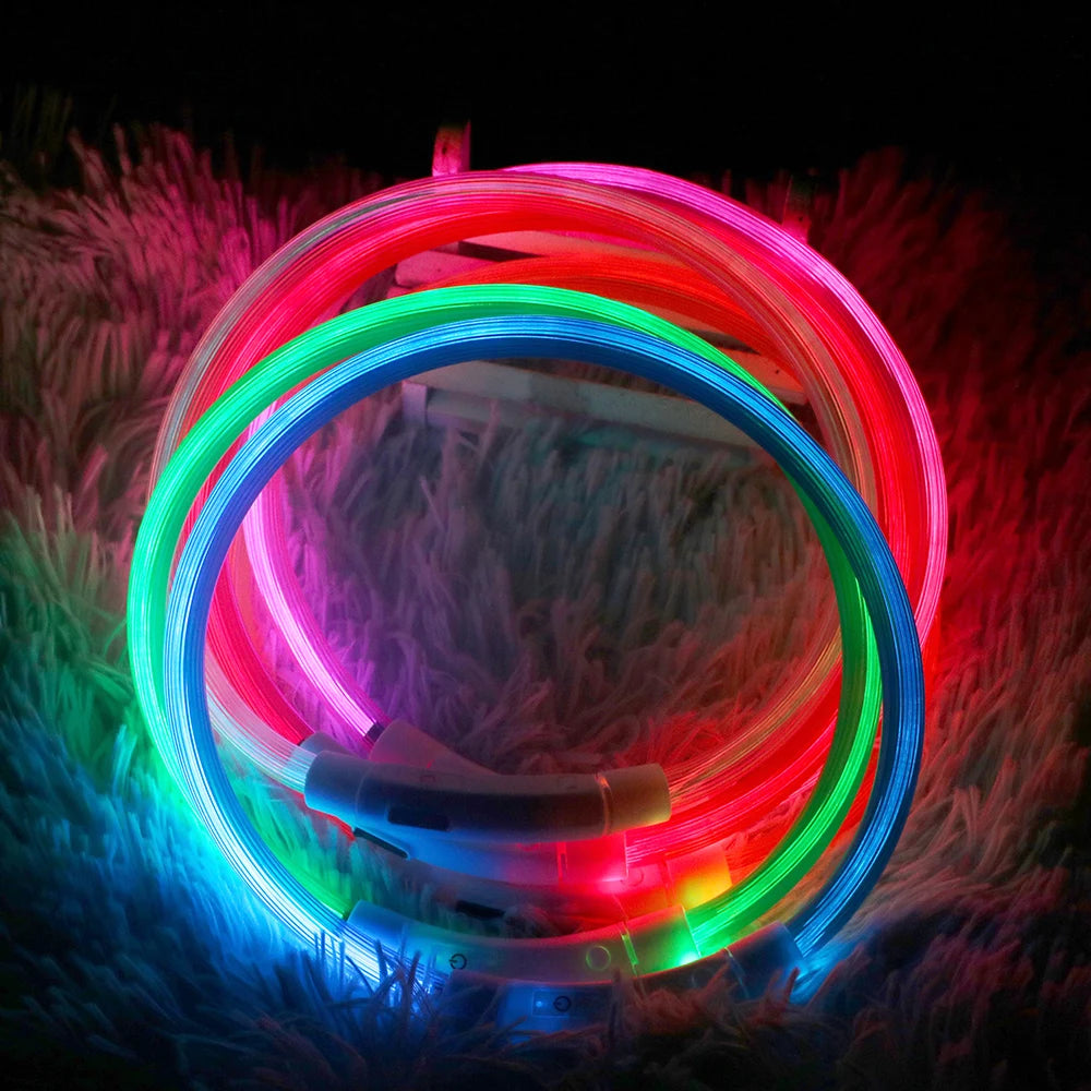 LumoGlow LED Dog Safety Collar