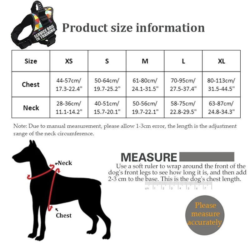 Reflective Personalized Dog Harness