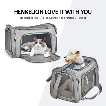 Airline Approved Dog Carrier Bag - Soft Sided Travel Backpack