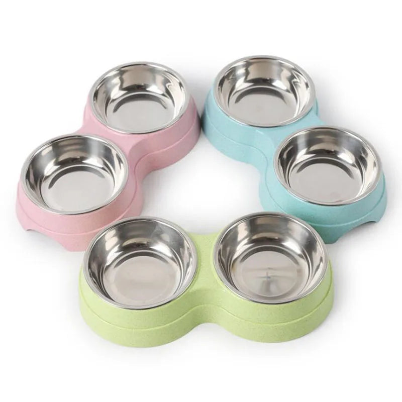 Double Pet Bowls