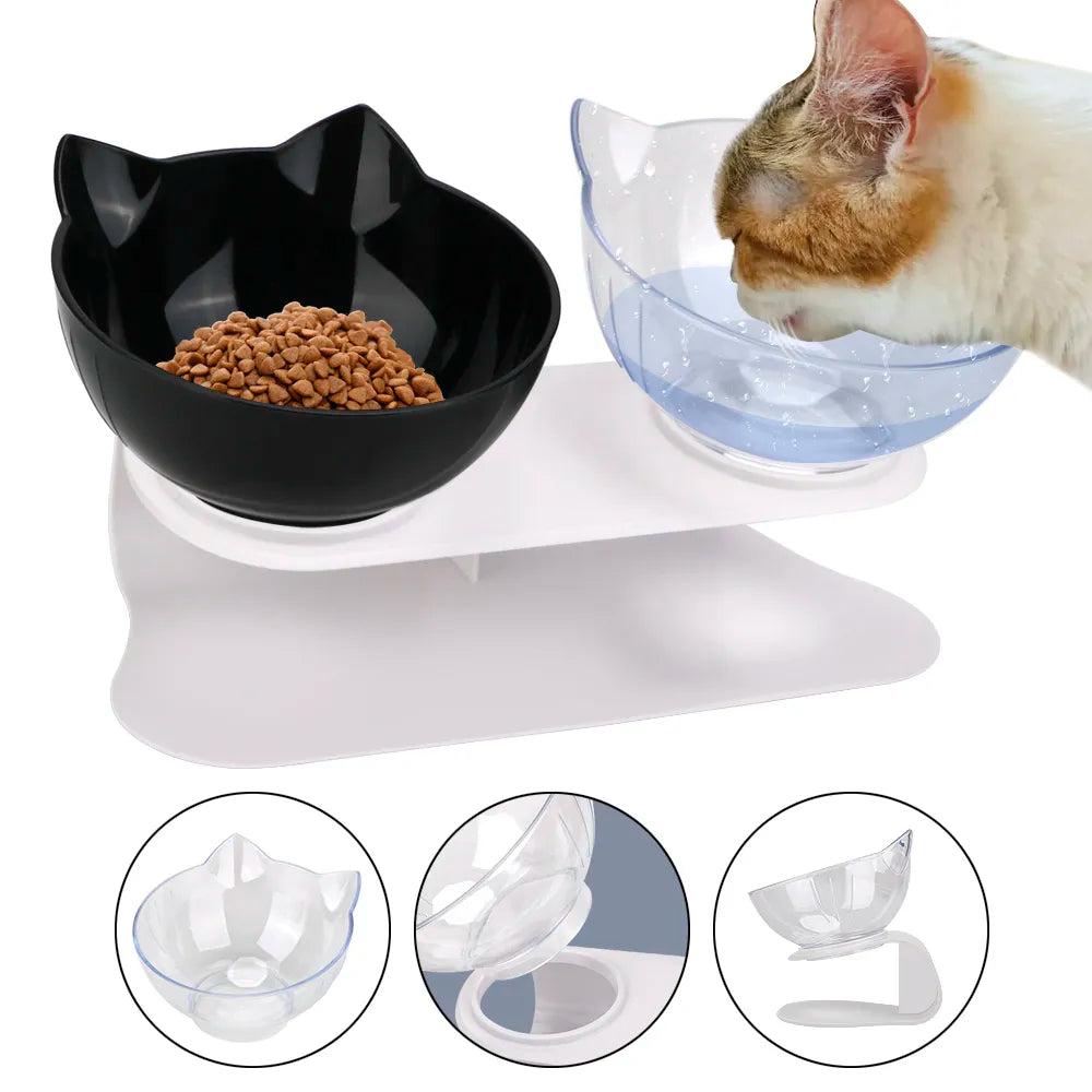 Elevated Double Pet Bowls