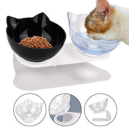 Elevated Double Pet Bowls