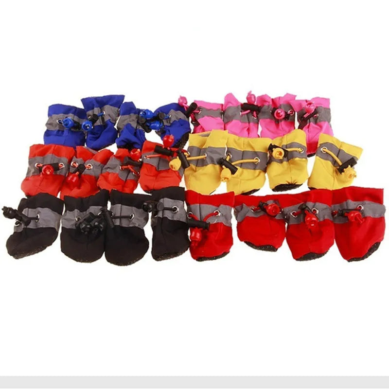 Waterproof Pet Dog Shoes Set