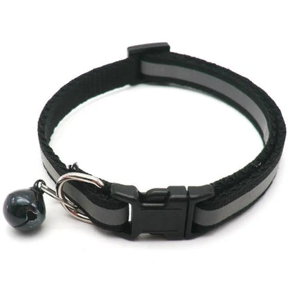 Colorful Reflective Pet Collar with Bell