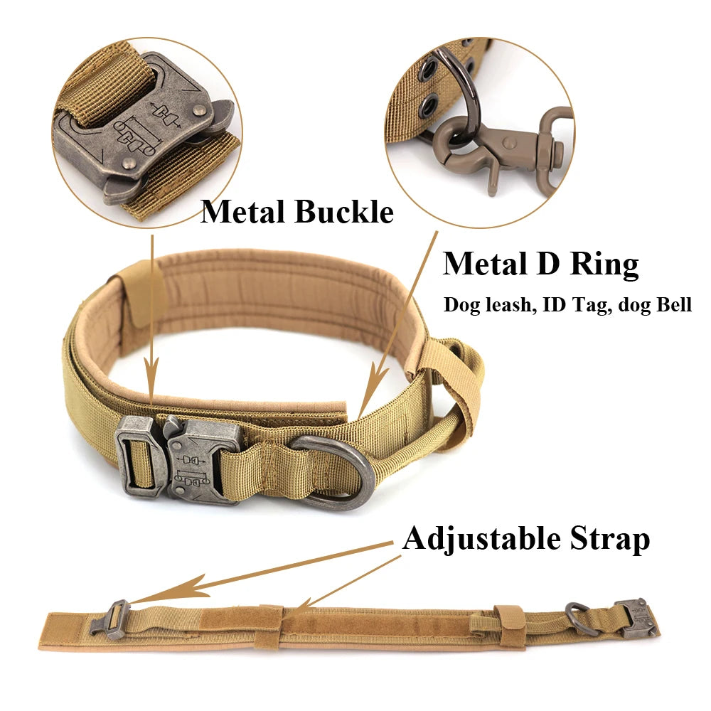 Tactical Dog Harness, Leash, and Collar Set