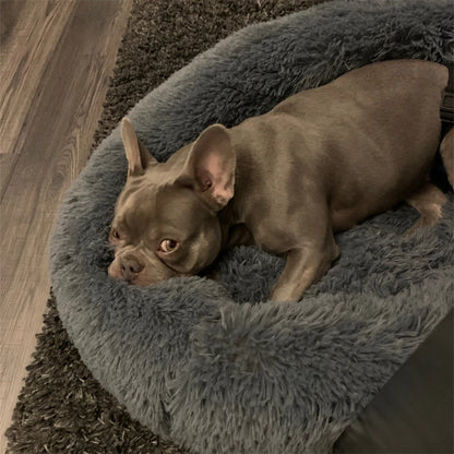 Super Soft Dog Donut Plush Bed