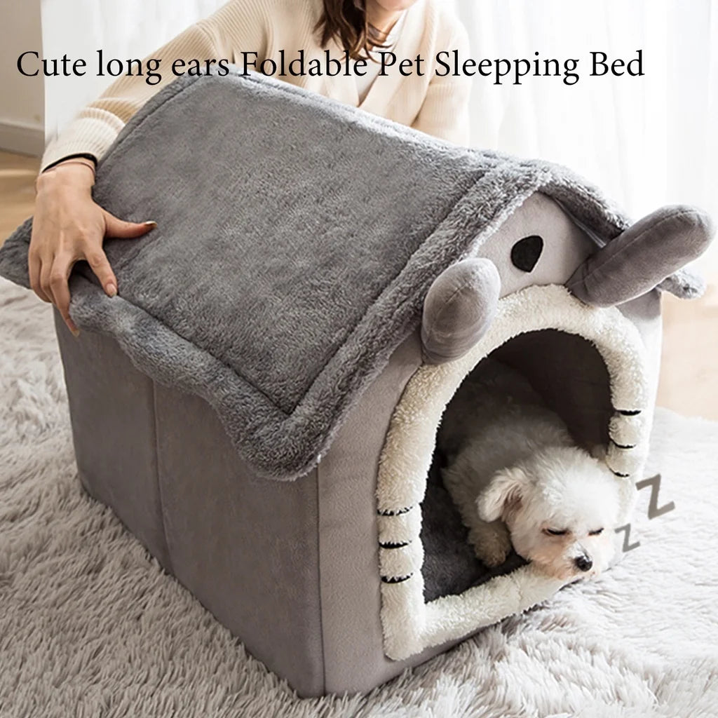 Foldable Pet Sleepping Bed House