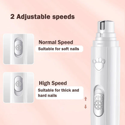 Adjustable Speed Pet Nail Grinder