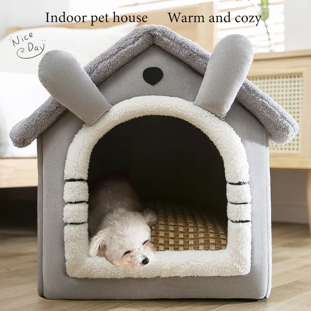 Foldable Pet Sleepping Bed House