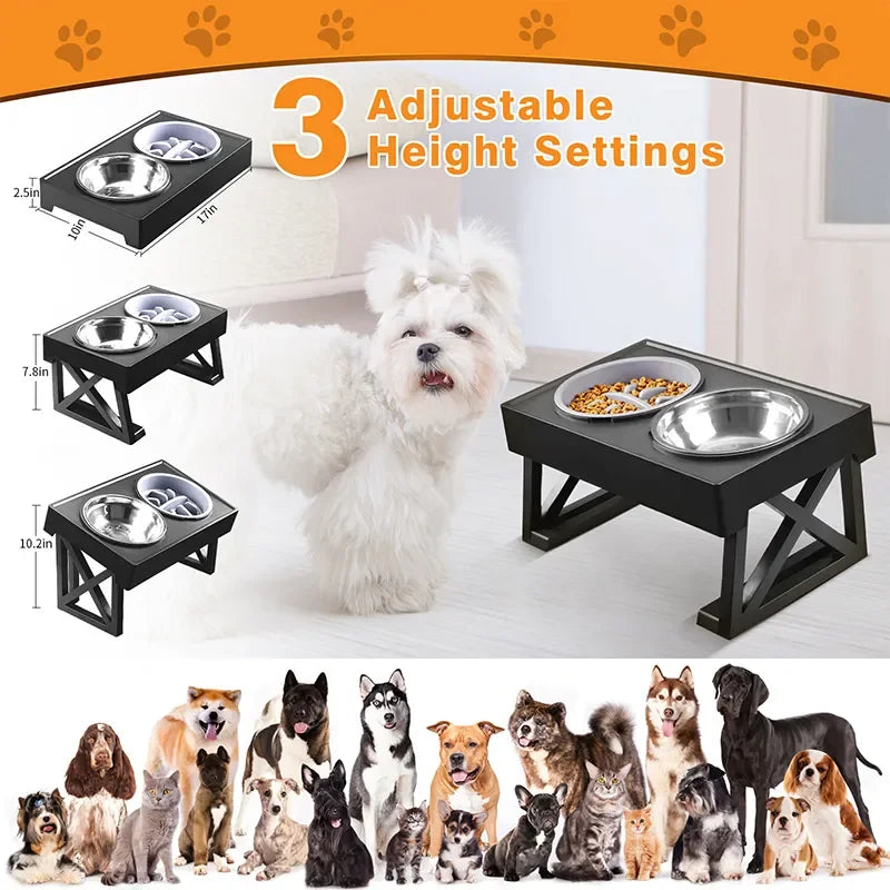 PetElevate: Adjustable Dog Bowls Stand