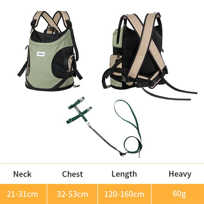 Pet Chest Sling Bag - Portable Travel Carrier