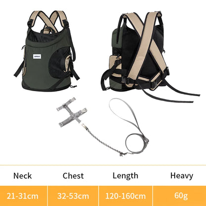 Pet Chest Sling Bag - Portable Travel Carrier