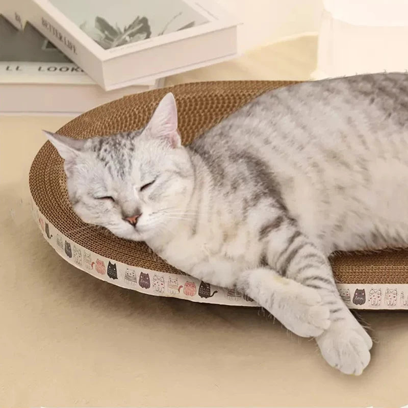 Corrugated Cat Scratcher Bed