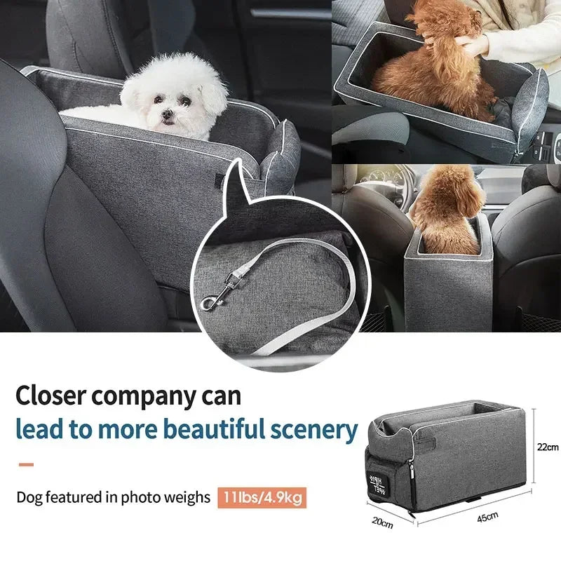 Portable Pet Car Seat - Travel Safety