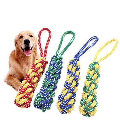 Colourfull Rope Dog Toy Bite Resistant