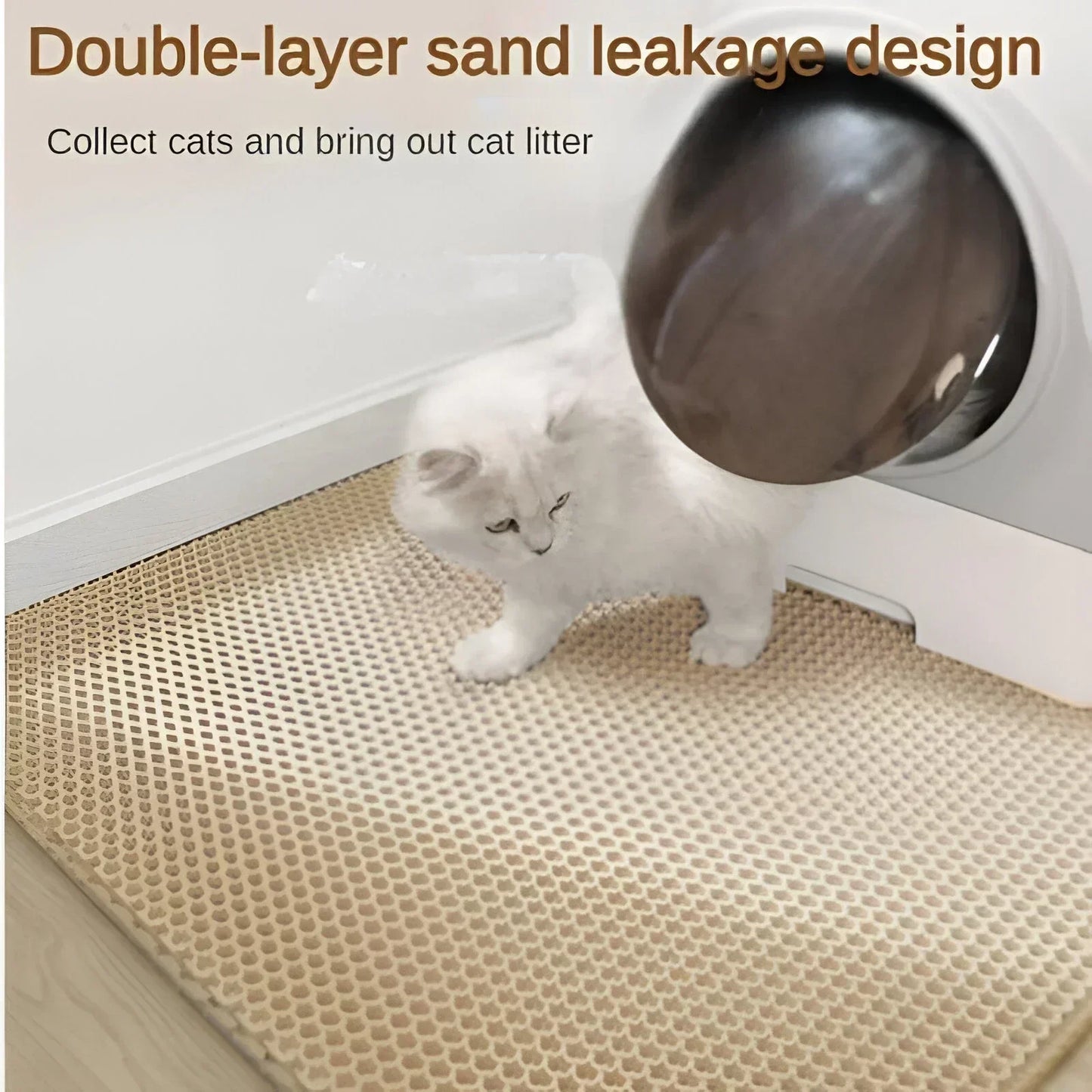 Big Size Double-Layer Cat Litter Mat