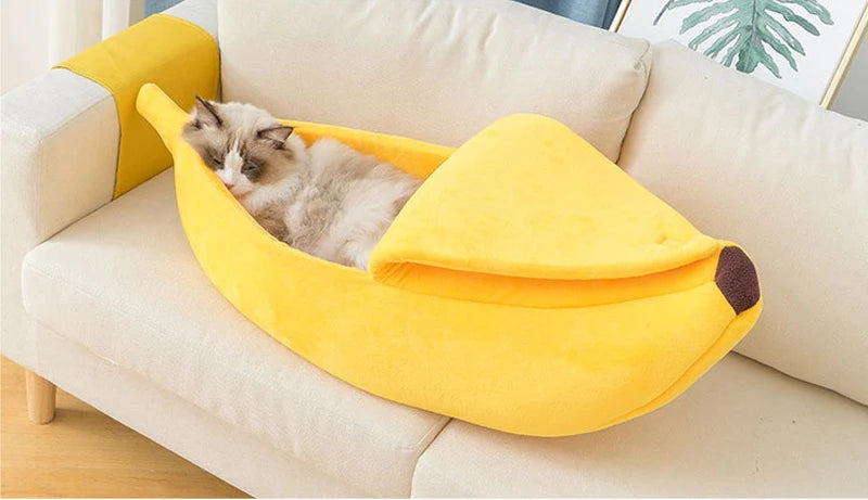 Funny Banana Cat Bed