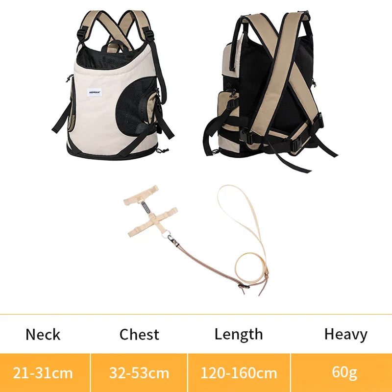 Pet Chest Sling Bag - Portable Travel Carrier