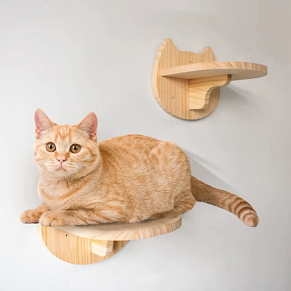 Wall-Mounted Cat Climbing Shelf