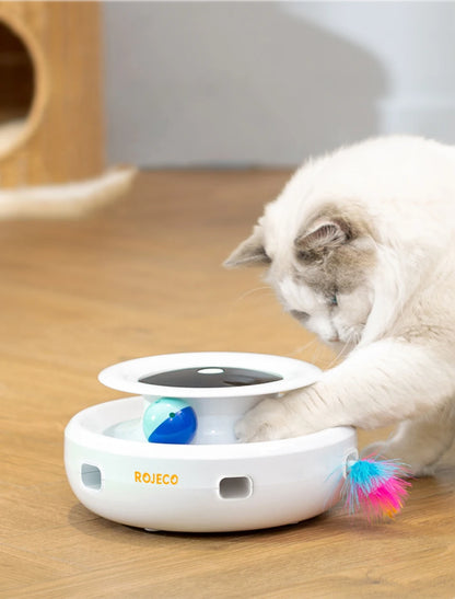 Automatic Feather Fun Ball Cat Toy