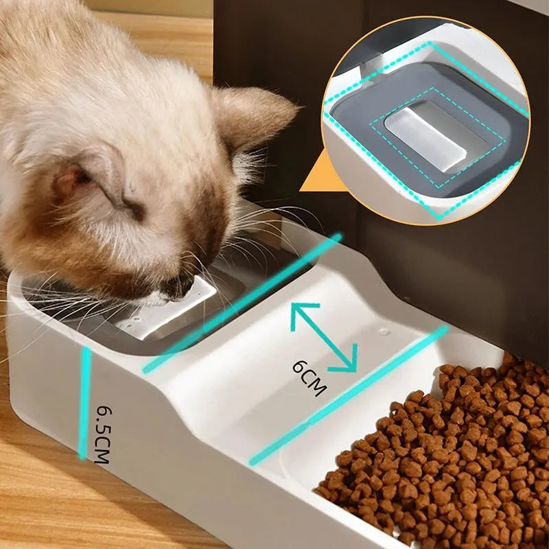 Automatic Pet Feeder & Waterer Combo