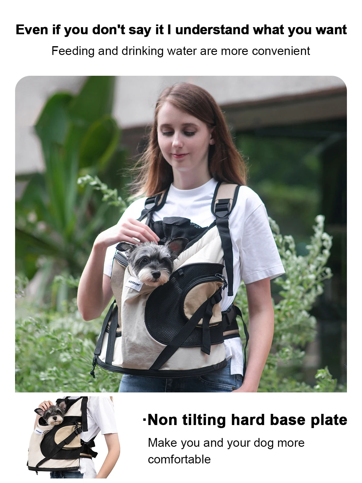 Pet Chest Sling Bag - Portable Travel Carrier