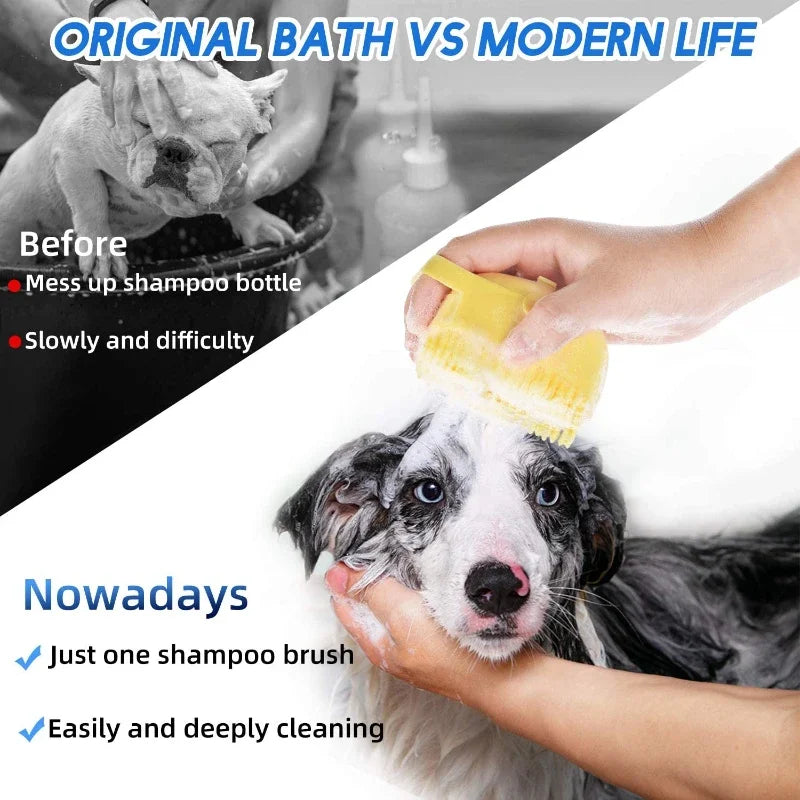 2-in-1 Pet Shampoo Brush