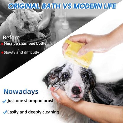 2-in-1 Pet Shampoo Brush