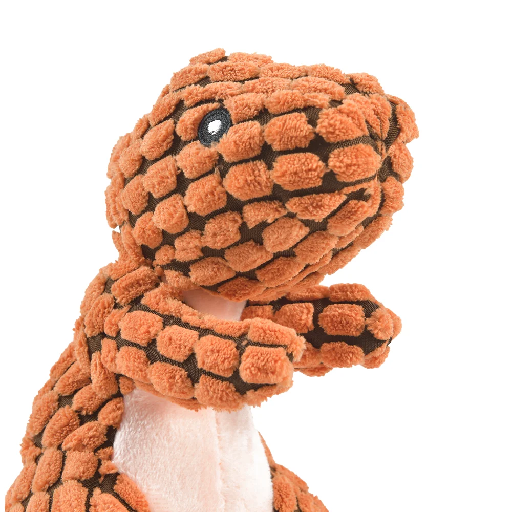 Dinosaur Pet Plush Interactive Chew Toy