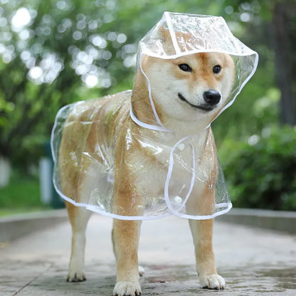 Transparent Pet Raincoat