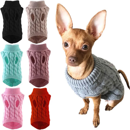 Turtleneck Puppy Sweaters