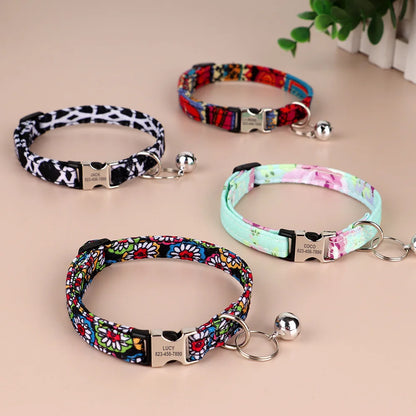 Printed Personalized Cat Collar