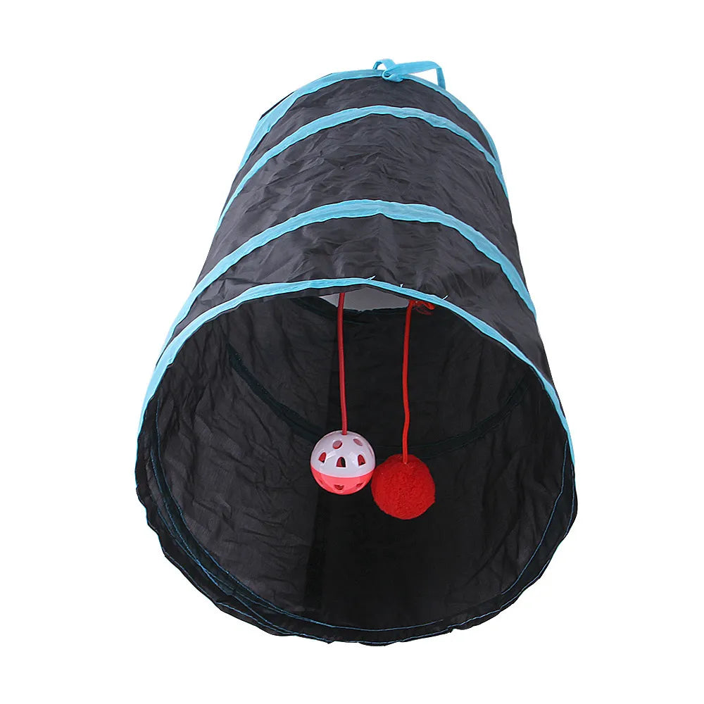 Foldable Cat Tunnel Toy