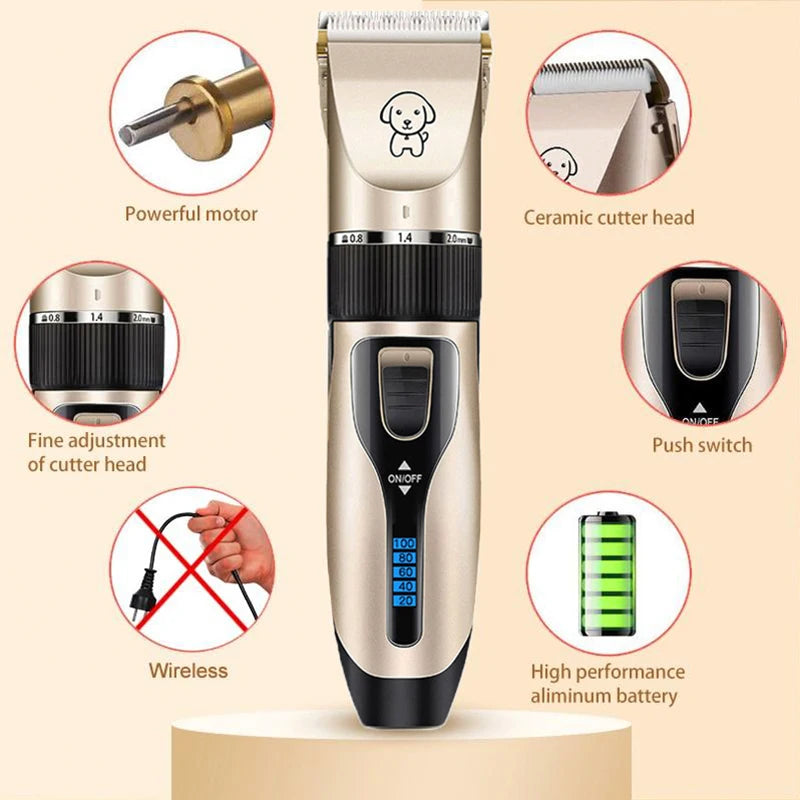 Salon-Quality Pet Grooming Clippers