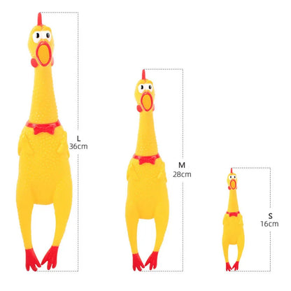 Screaming Chicken Dog Toy