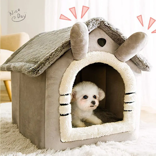 Foldable Pet Sleepping Bed House