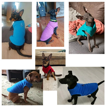 Cozy Winter Fleece Dog Coat