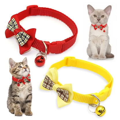 Bow Tie Cat Collars