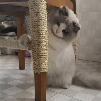 DIY Sisal Rope Cat Scratching Post