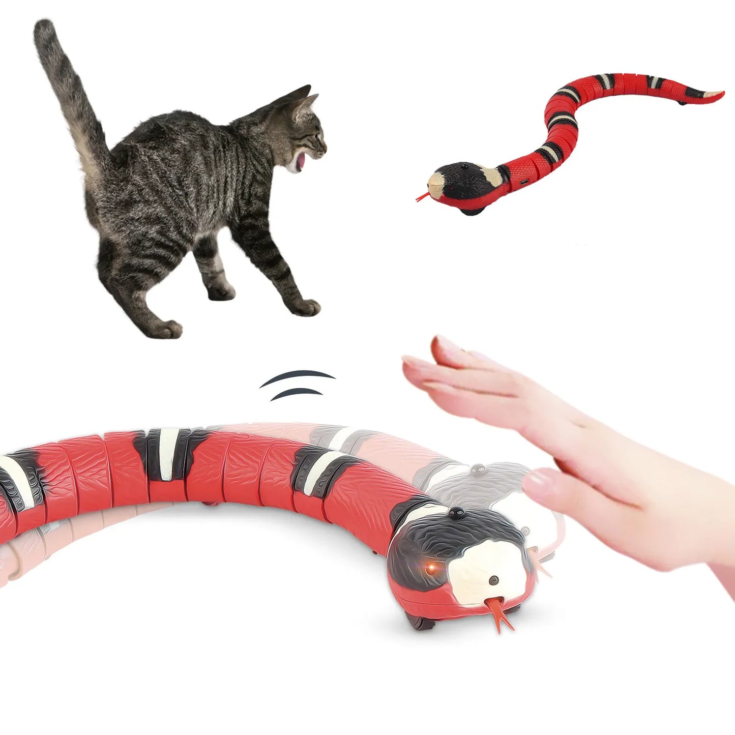 Pets Smart Sensing Snake Toy