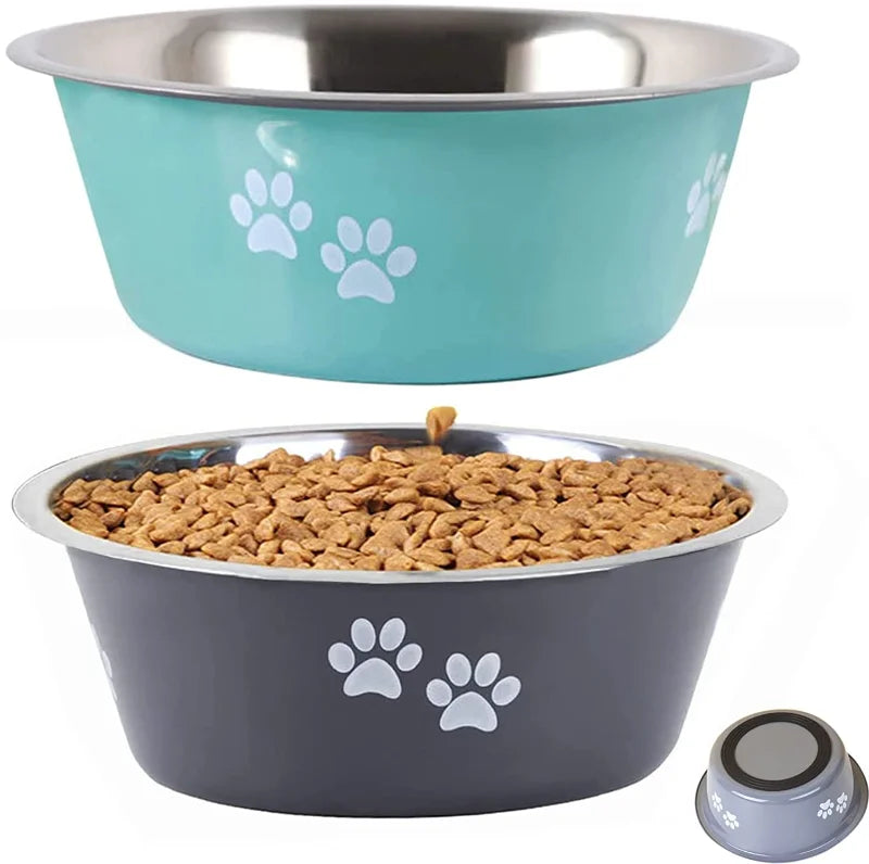 GripBone: Stainless Steel Dog Bowl