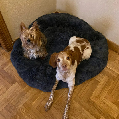 Super Soft Dog Donut Plush Bed