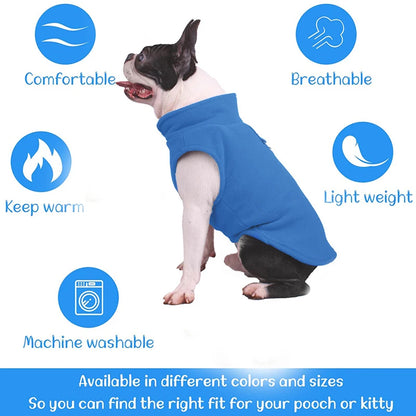 Cozy Winter Fleece Dog Coat