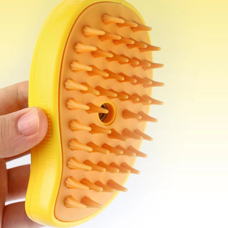 Brosse à vapeur électrique pour chat