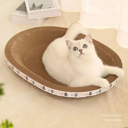 Corrugated Cat Scratcher Bed