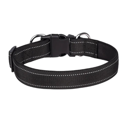 Reflective Neoprene Padded Dog Collar